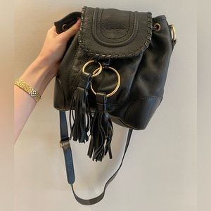 See by Chloe Black Bucket Bag